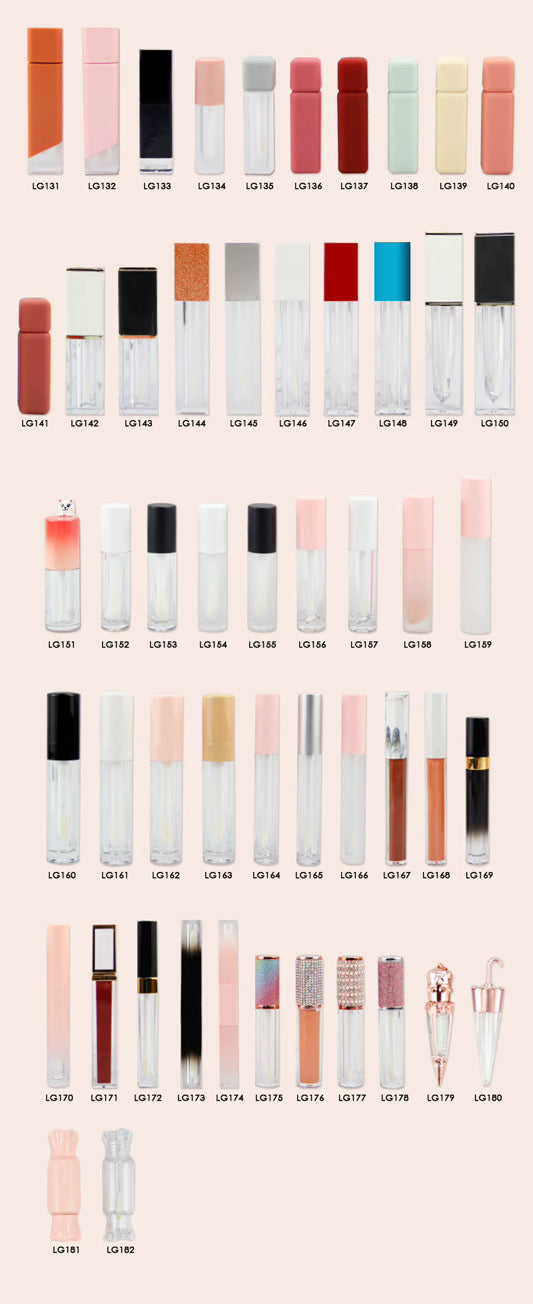 Prefilled Logo on Lipgloss Tubes