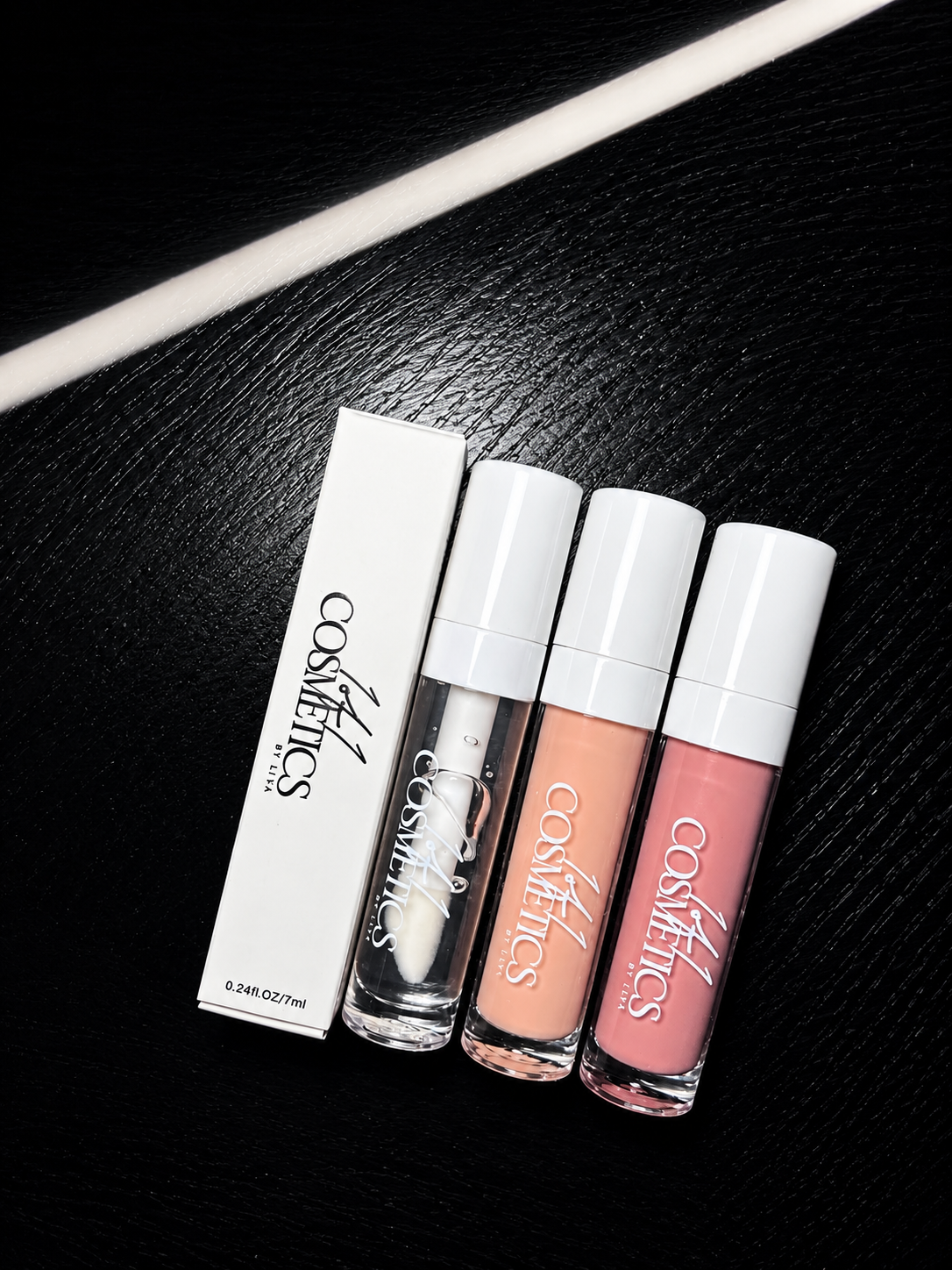 Prefilled Logo on Lipgloss Tubes