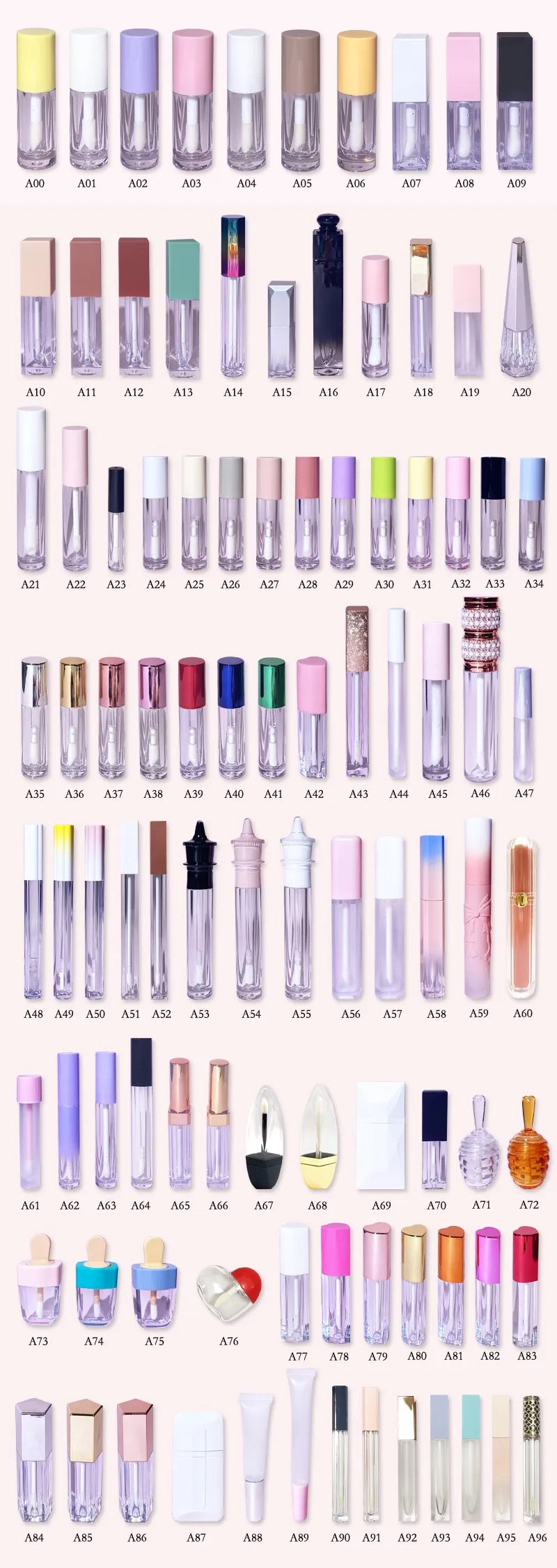 Prefilled Logo on Lipgloss Tubes