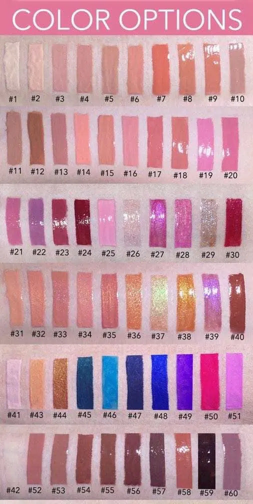 Prefilled Logo on Lipgloss Tubes